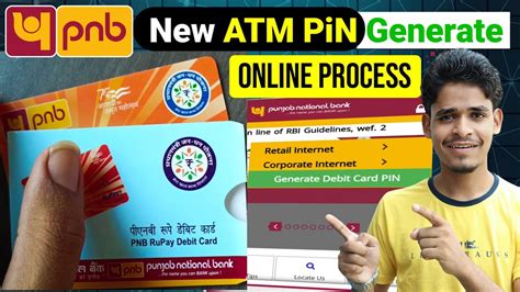 pnb debit card pin generate online|Generate PNB Debit Card ATM PIN Online & Through .